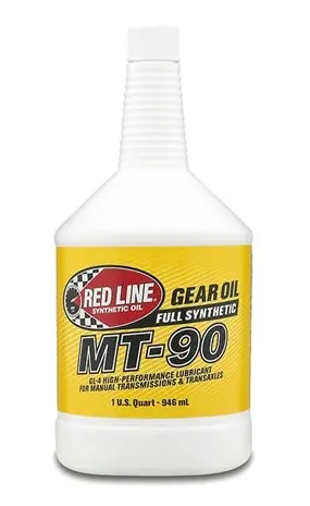 Red Line Mt-90 75W90 Gl-4 Gear Oil, Manual Transmission Lubricant - Quart - 50304 1