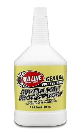 Red Line Superlight Shockproof 75W90 Gear Oil - Quart - 58504 1