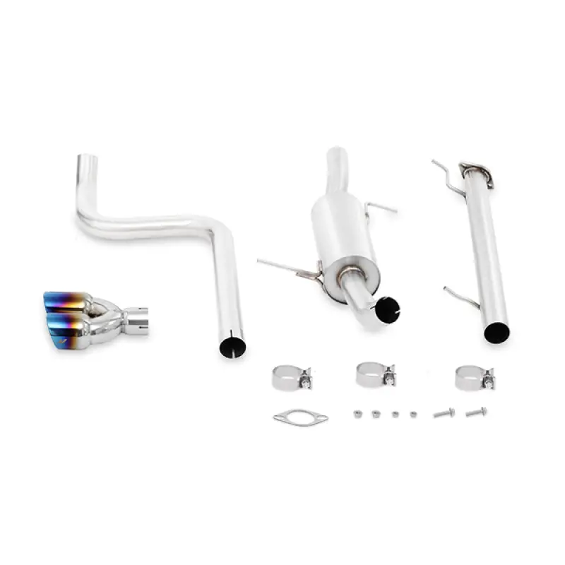 Mishimoto 14-16 Ford Fiesta St 1.6L 2.5In Stainless Steel Cat-Back Exhaust W/ Burnt Ti Tips - Mmexh-Fist-14Bt 1