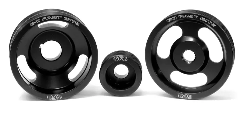 Gfb 3 Piece Under-Drive Pulley Kit W/ Belts (Crank Alternator & Power Steering) - 04-07 Wrx/Sti, 03-08 Forester Xt - 2010 1