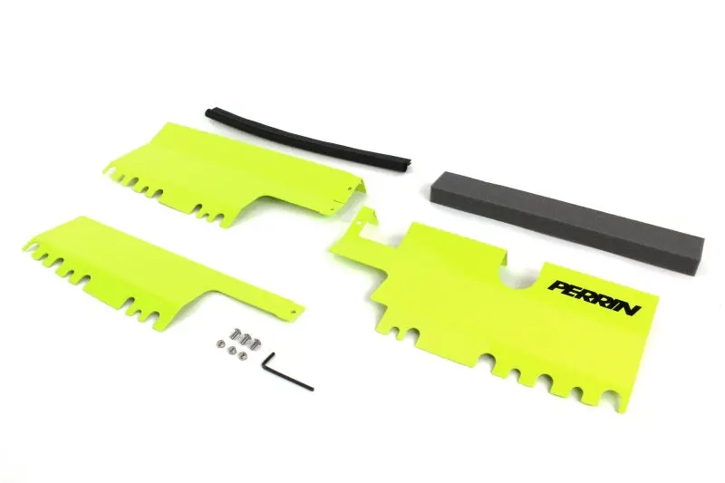 Perrin Radiator Shroud (Both With/Without Oem Intake Scoop) - Neon Yellow - 15-21 Wrx/Sti - Psp-Eng-512Ny 1