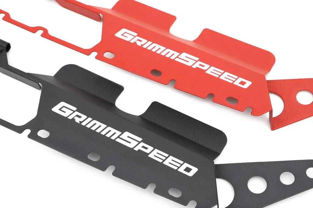 Grimmspeed Radiator Shroud Red - Subaru 15-21 Wrx/Sti - 096042 1