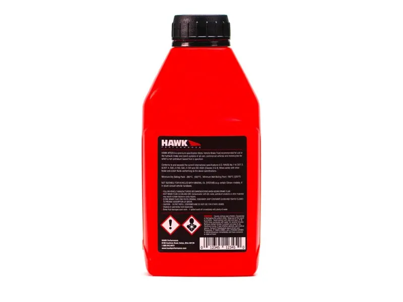 Hawk Performance Hp520 Street Dot 4 Brake Fluid - 500Ml - Hp520 1