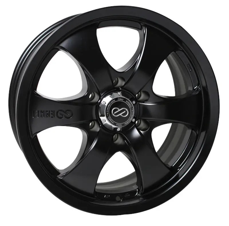 Enkei M6 17X8 35Mm Offset 6X139.7 Bolt Pattern 78Mm Bore Black Truck & Suv Wheel - 482-780-8335Bk 1