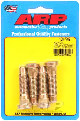 Arp Wheel Stud Kit -  Honda, Acura Stock Length - 4 Pack M12x1.50, 1.850" Uhl - 100-7709 1