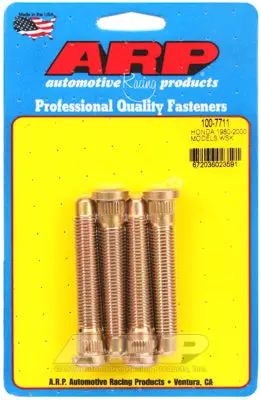 Arp Wheel Stud Kit -  Honda, Acura Extended Length - 4 Pack M12x1.50, 2.850" Uhl - 100-7711 1