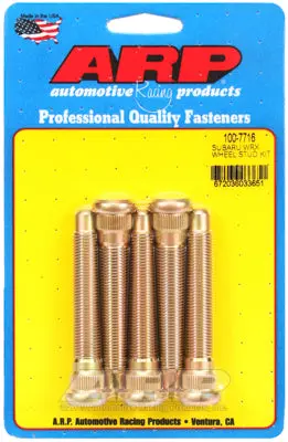 Arp Wheel Stud Kit -  Subaru Wrx/Sti, Brz Extended Length - 5 Pack M12x1.25, 3.000" Uhl - 100-7716 1