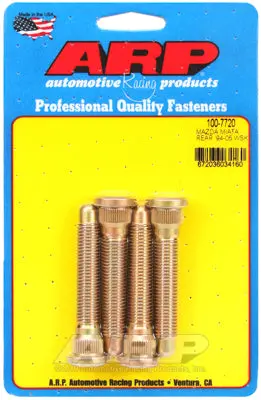 Arp Wheel Stud Kit -  94-05 Miata Rear Only Extended Length - 4 Pack  M12x1.50, 2.750" Uhl - 100-7720 1