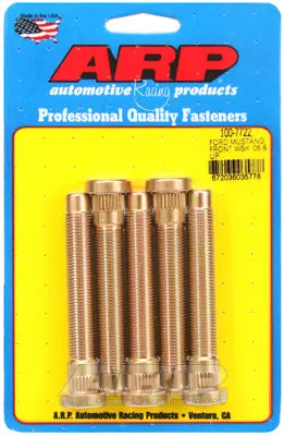 Arp Wheel Stud Kit -  05-14 Ford Mustang Front Only - 5 Pack 1/2-20, 3.315" Uhl - 100-7722 1