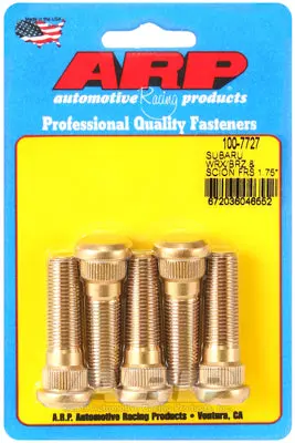 Arp Wheel Stud Kit -  Subaru Wrx/Sti, Brz Stock Length - 5 Pack M12x1.25, 1.750" Uhl - 100-7727 1