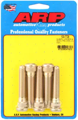Arp Wheel Stud Kit -  Subaru Wrx/Sti, Brz Extended Length - 5 Pack M12x1.25, 2.535" Uhl - 100-7729 1