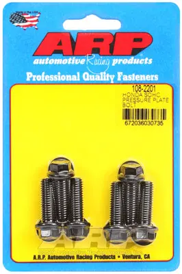 Arp Pressure Plate Bolt Kit - Honda D-Series Sohc D15 D16 6Pcs - 108-2201 1