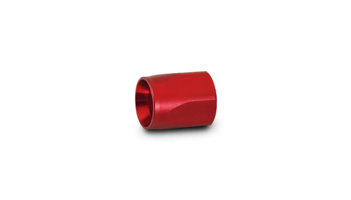 Vibrant Hose End Socket; Size: -6An; Color: Red - 20956R 1