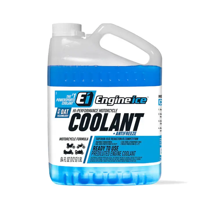 Engine Ice Hi-Performance Motorcycle Coolant + Antifreeze - 1/2 Gallon - 10850-1 1