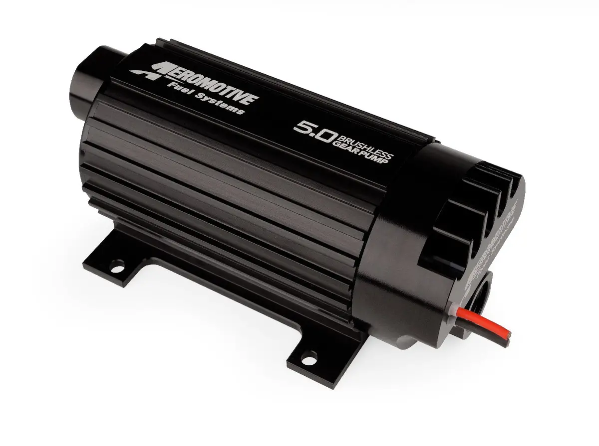 Aeromotive Fuel Pump, In-Line, Signature Brushless Spur Gear, 5.0Gpm (Pump Sleeve Includes Mounting Provisions) - 11186 1