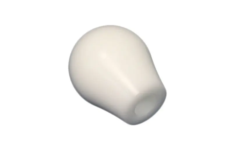 Torque Solution Delrin Tear Drop Shift Knob (White) Universal 10X1.5 - Ts-Uni-108Bw 1