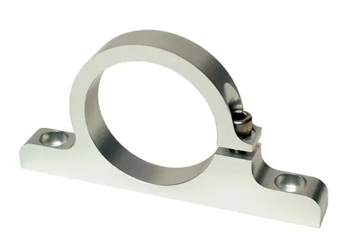 Aeromotive Filter Mounting Bracket, Billet Clear-Coat, For 2301/12304, 12321/12324, Fits All 2" Od Filter Housings - 12305 1