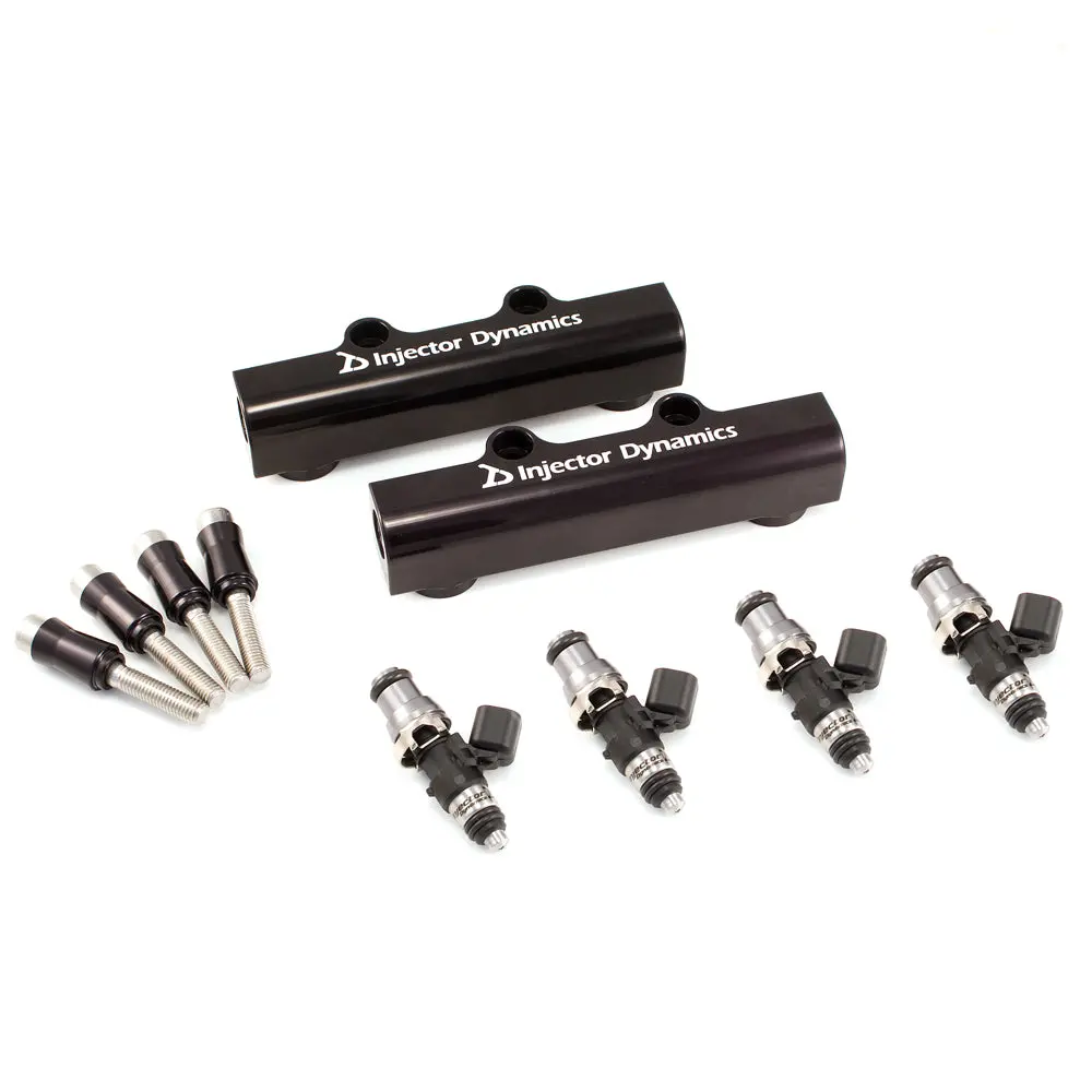 Injector Dynamics 1300Cc Injectors - 04-06 Subaru Sti - Top Feed Conversion Kit (Set Of 4) - 1300.18.01.48.14.4 1
