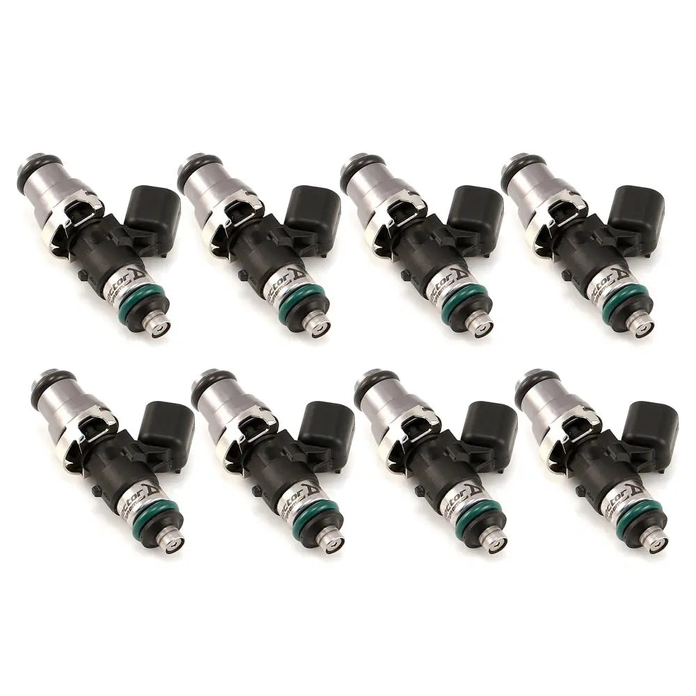 Injector Dynamics 1300Cc Injectors - 07+ Bmw M3 E90/E92/E93, Hellcat, 07-14 Mustang Gt500 - 14Mm (Grey) Adaptor Top (Set Of 8) - 1300.48.14.14.8 1