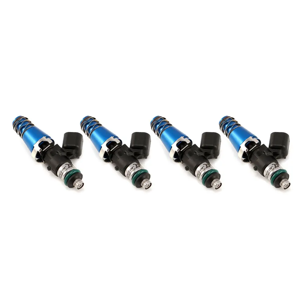 Injector Dynamics 1050Cc Injectors - 11Mm Top - 92-02 Accord 4Cyl, 88-00 Civic, 92-01 Prelude, 90-01 Integra, G20, 240Sx, Silvia S13/S14/S15, 90+ Mr2 Turbo, Celica All-Trac - 60Mm Length - 11Mm Blue Top - 14Mm Lower O-Ring (Set Of 4) - 1050.60.11.14.4 1