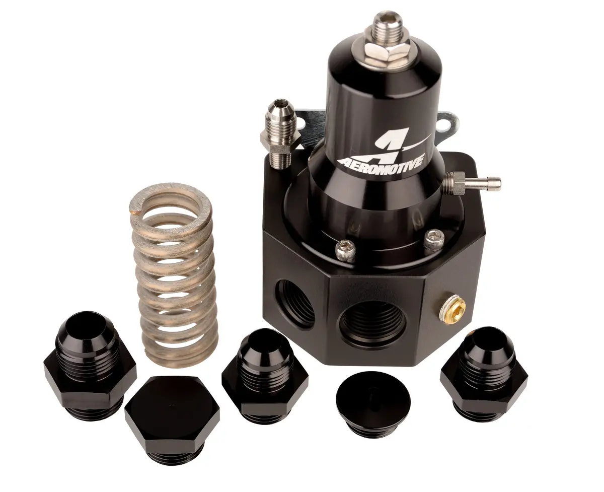 Aeromotive Pro Series Extreme Flow Efi Regulator (3)-8 Inlets, (1)-10 Inlet, (1)-10 Bypass (Includes Fittings, O-Rings) - 13110 1