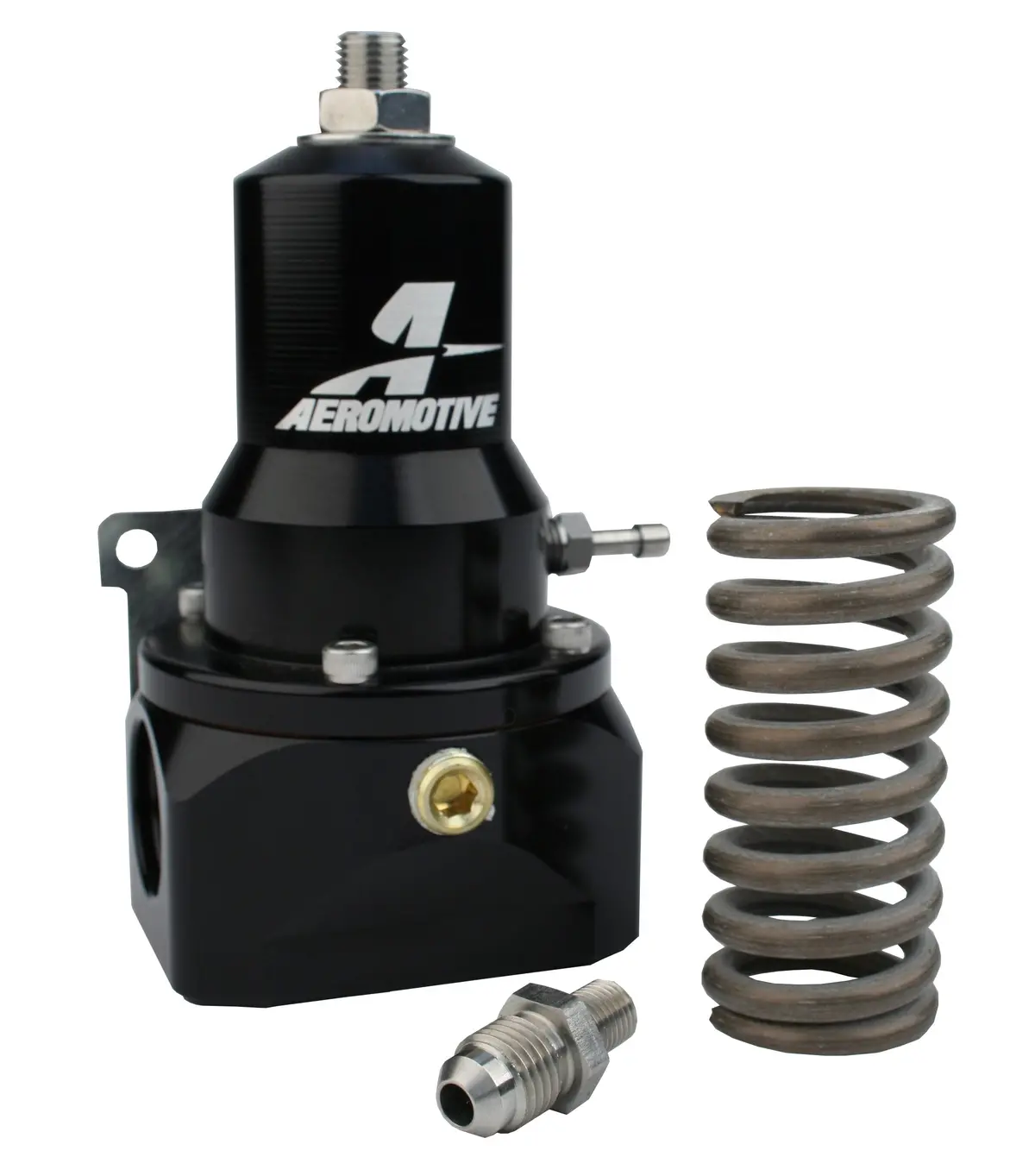 Aeromotive Pro Series Extreme Flow Efi Regulator, 30-120 Psi, .313 Valve, 2X An-10 Inlets, An-10 Bypass (2-Port Version Of 13110) - 13134 1