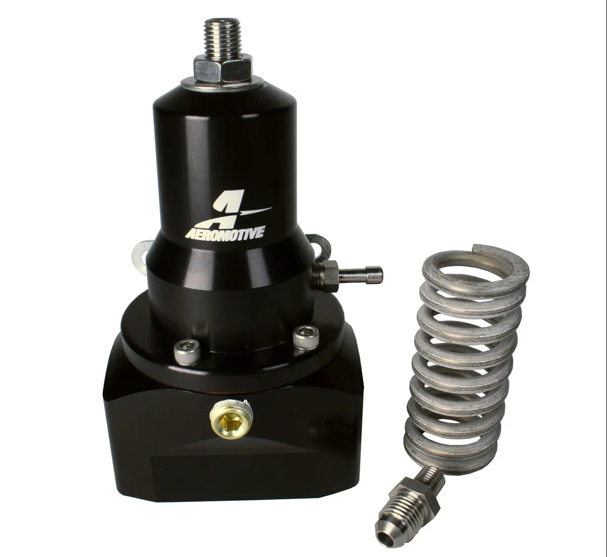 Aeromotive Pro Mod Efi Gear Pump Regulator, 30-120 Psi, .500 Valve, (2) -12 Inlets, (1) -12 Return - 13137 1