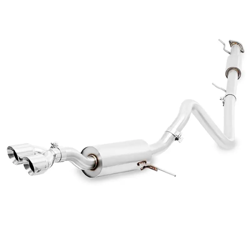Mishimoto 14-16 Ford Fiesta St 1.6L 2.5In Stainless Steel Resonated Cat-Back Exhaust W/ Polish Tips - Mmexh-Fist-14Rp 1