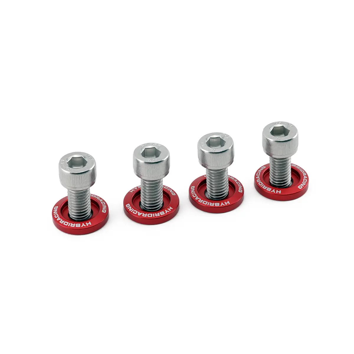 Hybrid Racing M8x1.25 Accessory Hardware Kit Red - Hyb-Dwh-00-04 1