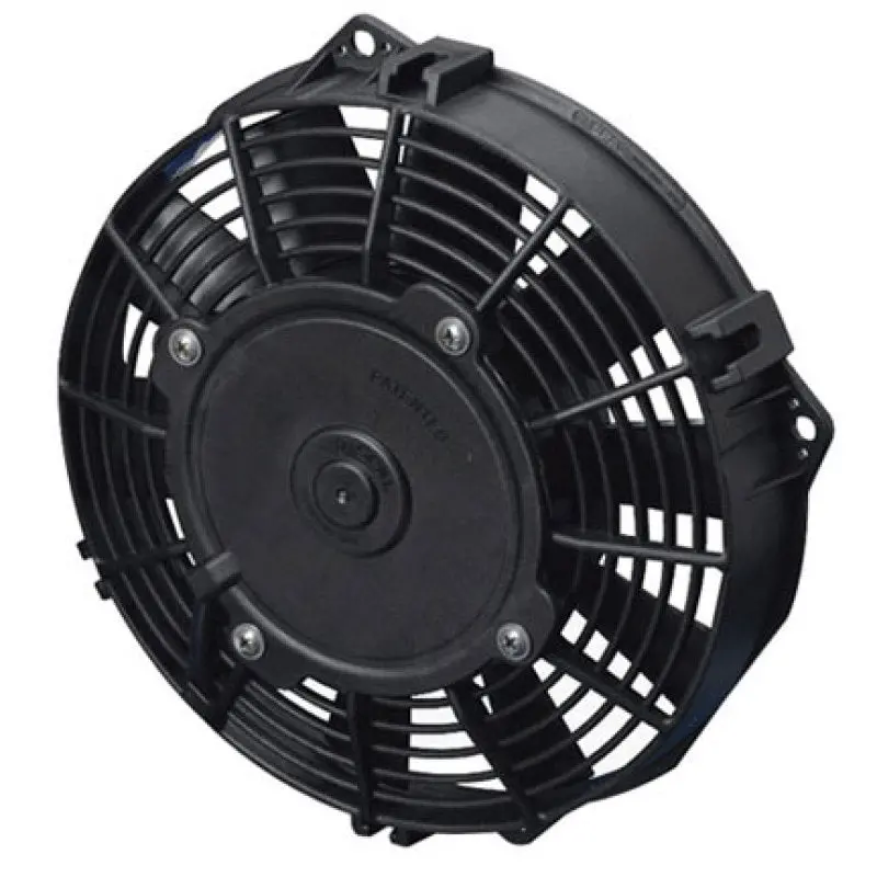 Spal 7.50" Inch Electric Fan Pusher Style Low Profile 437Cfm 10 Paddle Style Blades - 30100393 1