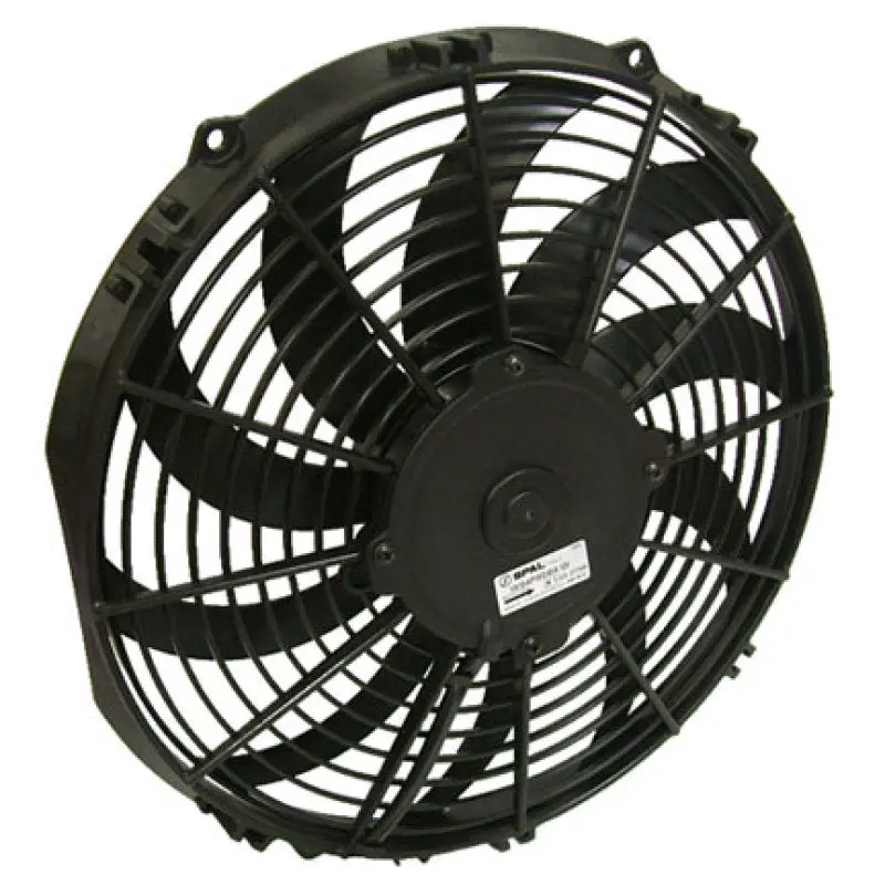 Spal 12.00" Inch Electric Fan Puller Style Low Profile 909 Cfm 10 Curved Style Blades - 30100467 1