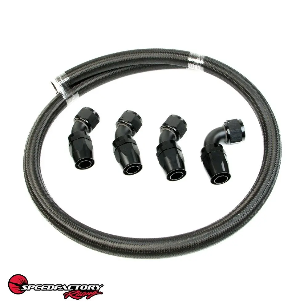 Speedfactory Racing Tucked Radiator -16 An Hose And Fitting Kit For K / J-Series - Sf-06-049 1