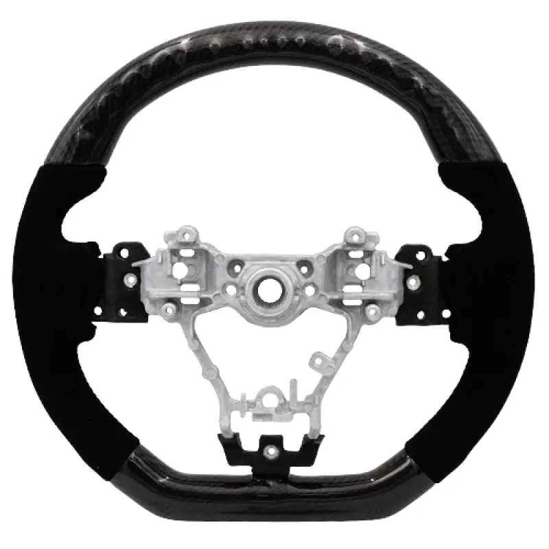 Blox Racing 15-21 Subaru Wrx/Sti Carbon/Alcantara Steering Wheel Black Stitching - Bxsw-50010-B 1