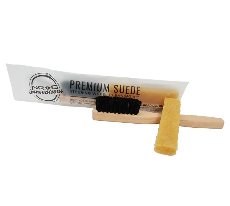 Nrg Suede Steering Wheel Cleaning Kit- Including An Eraser, Horse Brush - Sck-001 1