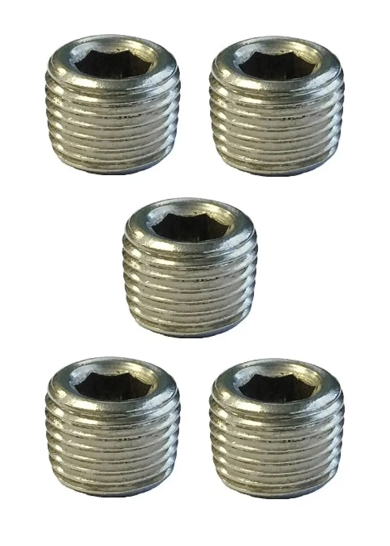 Torque Solution Stainless Steel 1/8 In Npt Plug: Universal 5 Pack - Ts-Npt-18.5 1