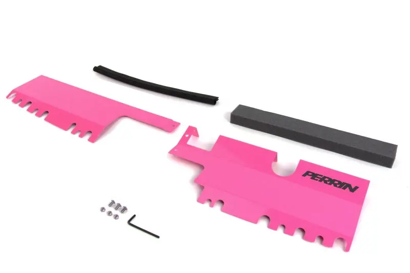 Perrin Radiator Shroud (With Oem Intake Scoop) - Hyper Pink - 15-21 Wrx/Sti - Psp-Eng-512-4Hp 1