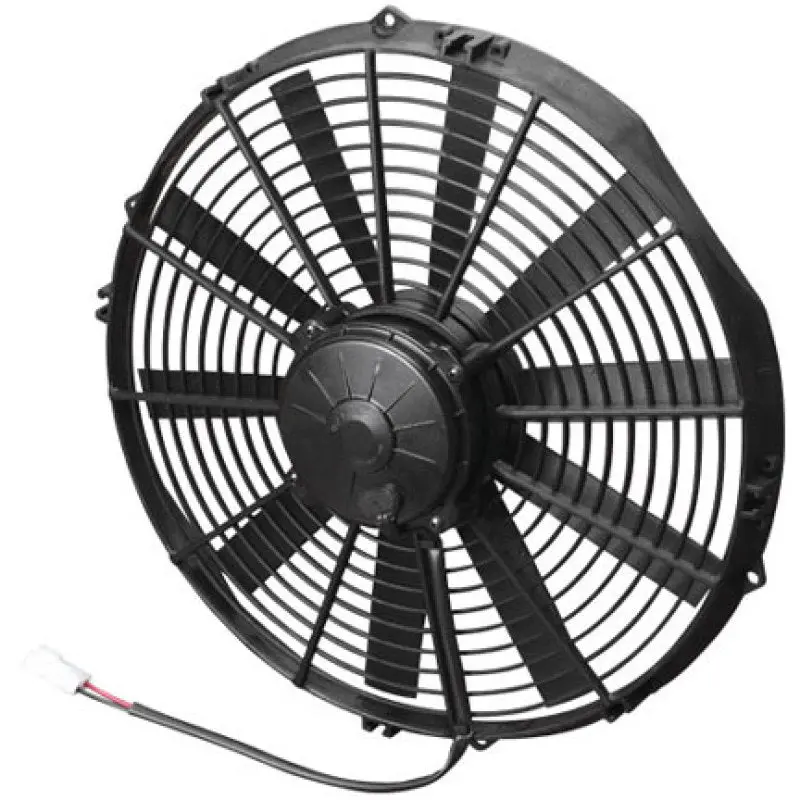 Spal 14.00" Electric Fan Puller Style High Performance 1623Cfm 10 Blade Straight Style Blade - 30102041 1