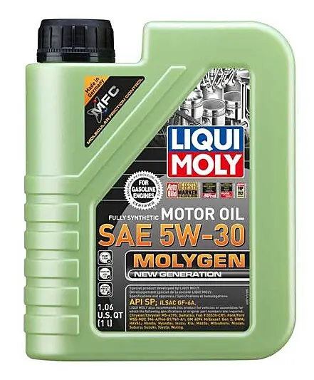 Liqui Moly 5W30 Molygen New Generation Motor Oil - 1L (1.05Qt) - 20226-1 1