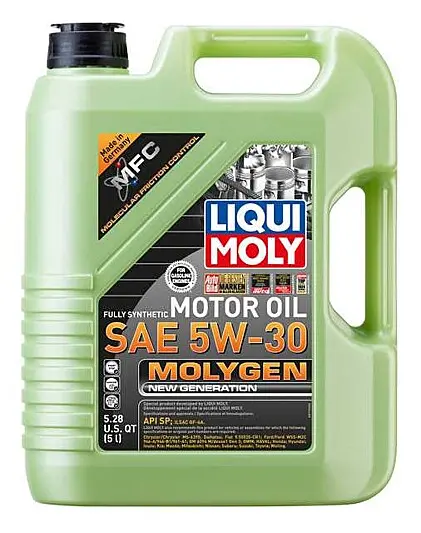 Liqui Moly 5W30 Molygen New Generation Motor Oil - 5L (5.25Qt) - 20228-1 1