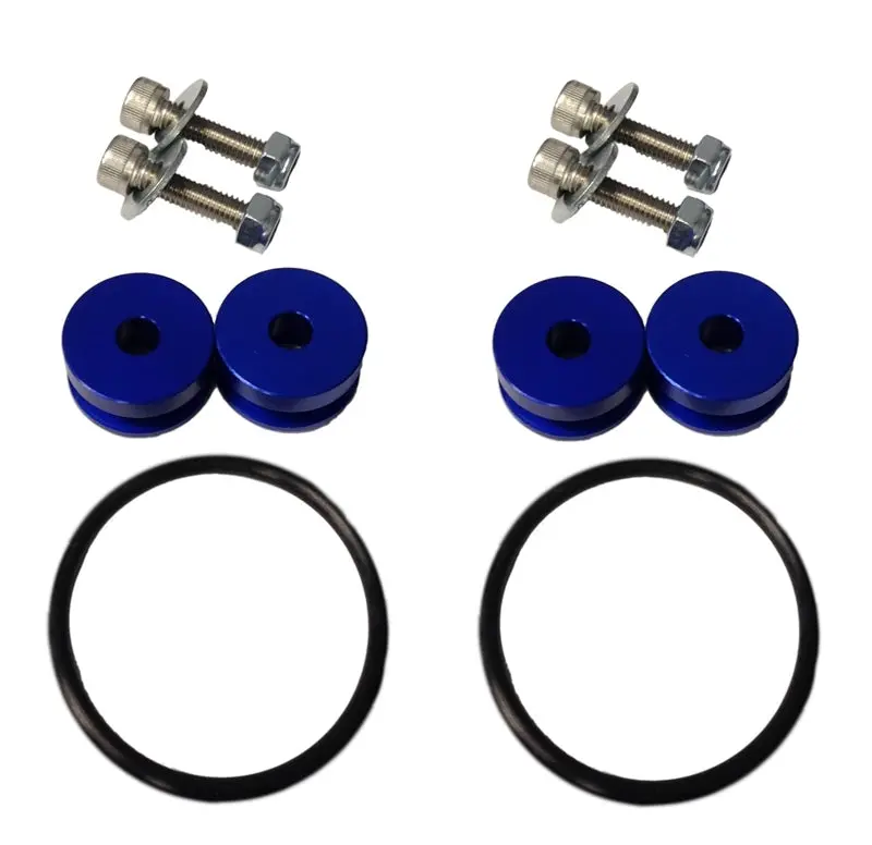 Torque Solution Universal Billet Bumper Quick Release Kit Universal Blue - Ts-Uni-026Bl 1