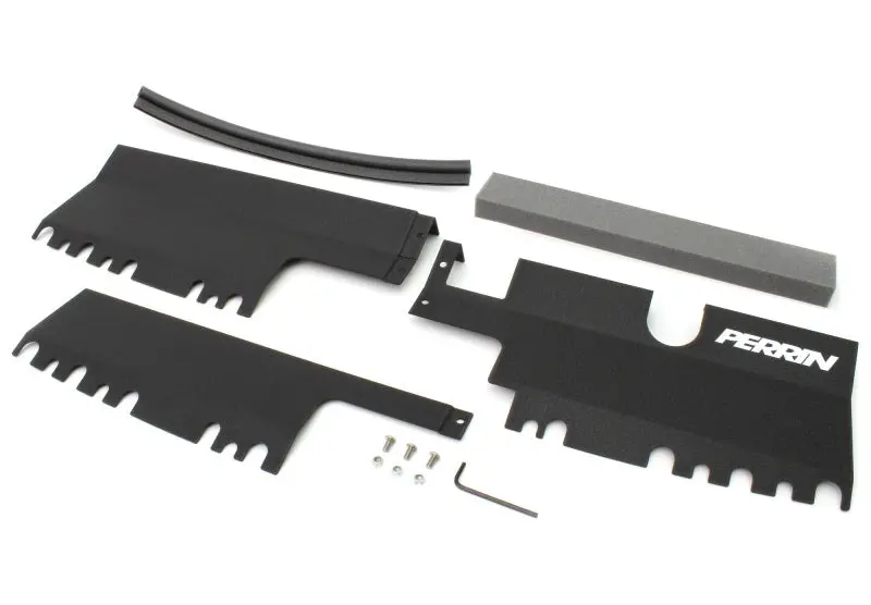 Perrin Radiator Shroud (Both With/Without Oem Intake Scoop) - Black - 15-21 Wrx/Sti - Psp-Eng-512Bk 1