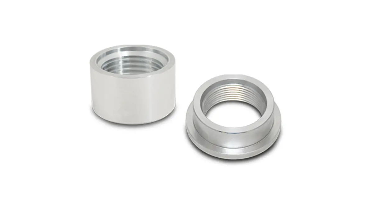 Vibrant Female An Aluminum Weld Bung, -6An; 0.875" Bung O.D.  - 11161 1