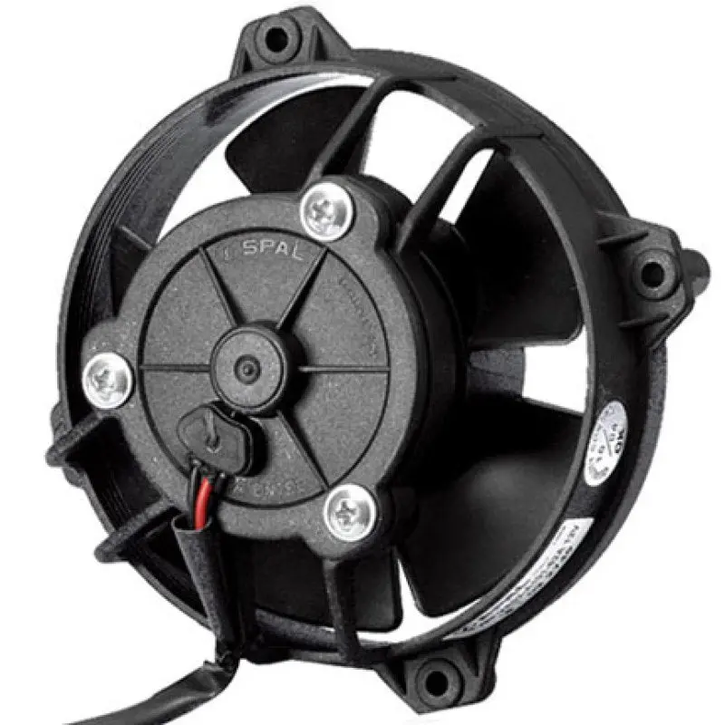 Spal 4.00" Inch Electric Fan Puller Style Low Profile 147 Cfm 5 Paddle Style Blades - 30103018 1
