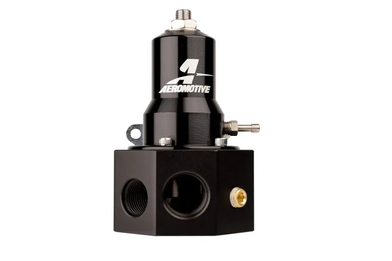 Aeromotive Adjustable Fuel Pressure Regulator 30-120Psi .313 Valve -3X -8 / 1X -10 Inlet -10 Return - 13145 1