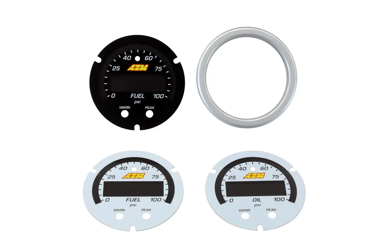 Aem X-Series Pressure Gauge  0~100Psi/ 0~7Bar Accessory Kit - 30-0301-Acc 1