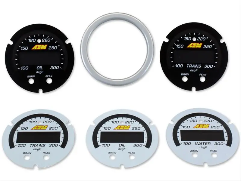 Aem X-Series Temperature Gauge 100~300F / 40~150C Accessory Kit - 30-0302-Acc 1