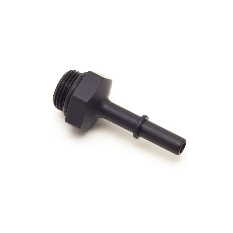 Hybrid Racing Push-On Fuel Fitting, Black (01-05 Honda Civic Si & 02-06 Acura Rsx) - Hyb-Qdf-01-12 1