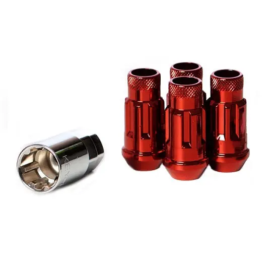 Muteki Sr48 Lug Nuts Lock Set Open End - Red 1