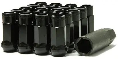 Muteki Sr48 Lug Nuts Open End - Black 1