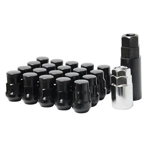 Muteki Sr35 Lug Nuts Closed End W/ Locks 16+4 - Black 1